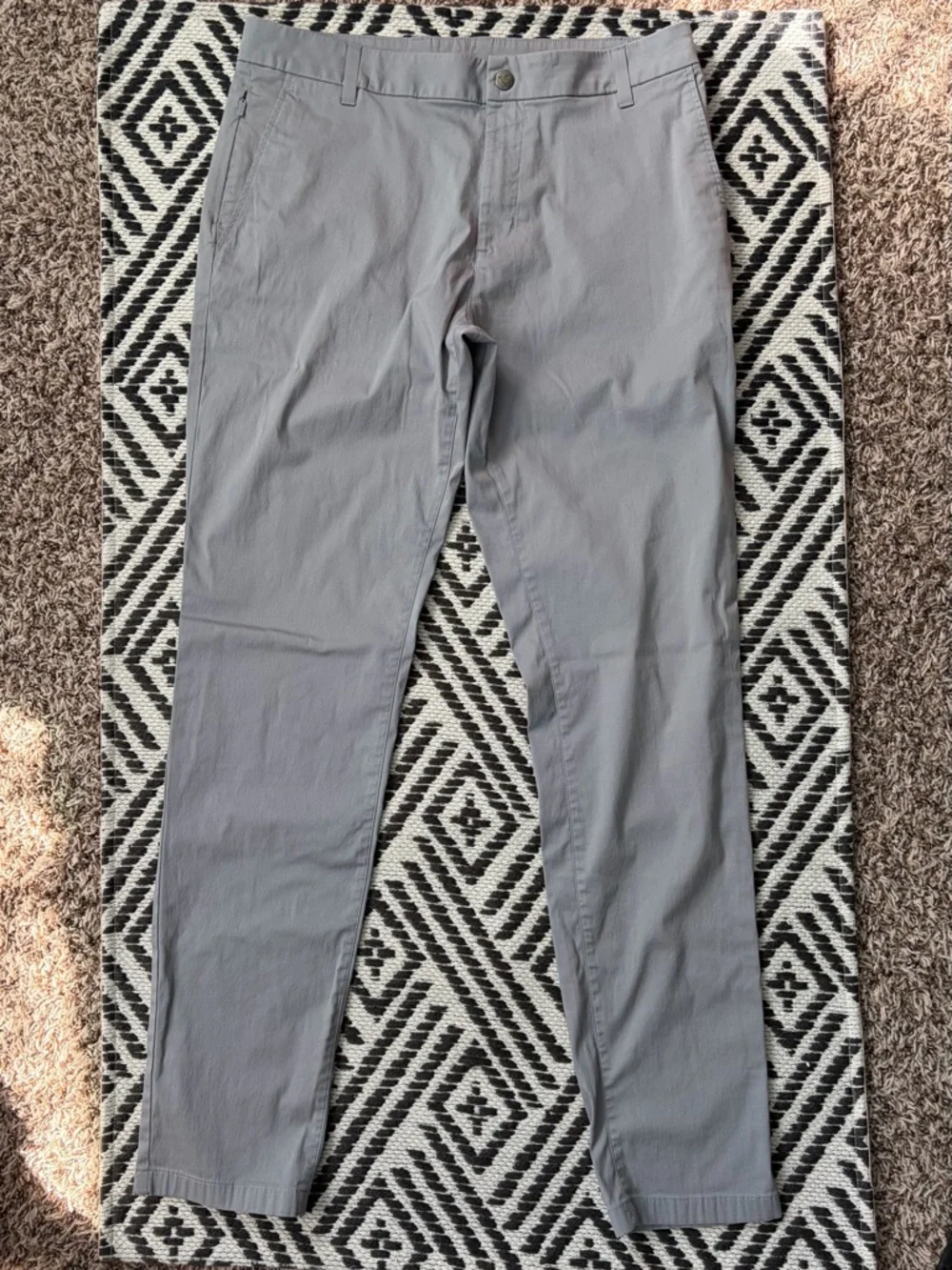 Birddogs Grey & Light Grey Slim Fit Stretch Pants Sz 34x34 (READ) Lot Of 2 Golf - Picture 4 of 16